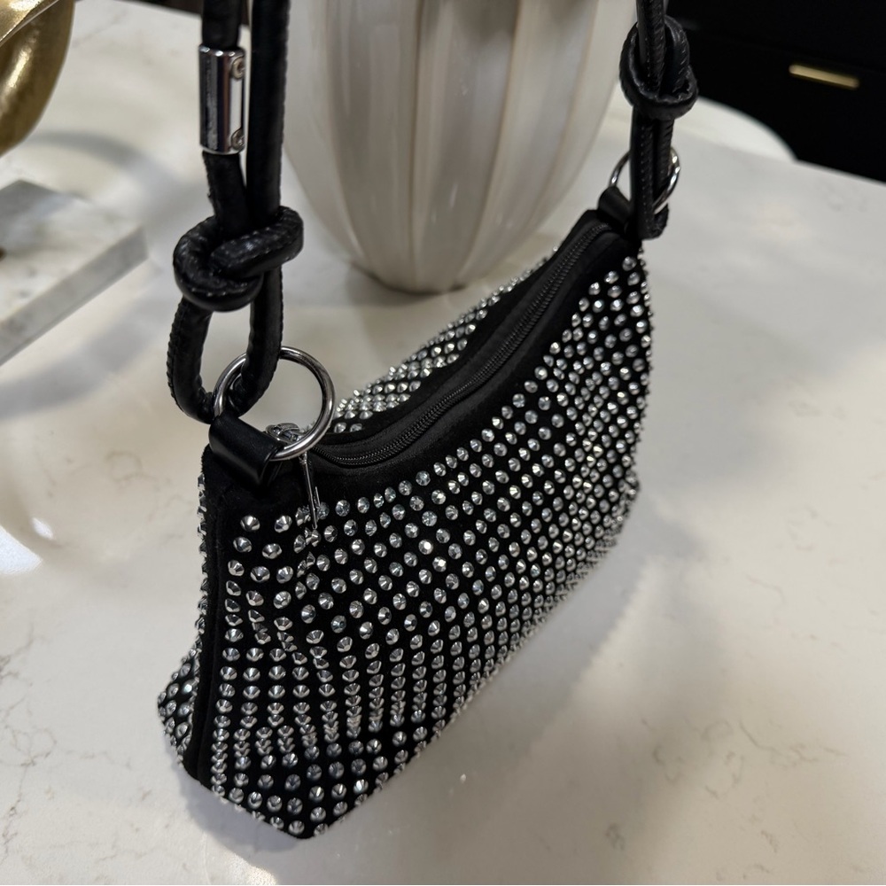 Rhinestone Mini Shoulder Bag Y2K - Picture 7 of 9